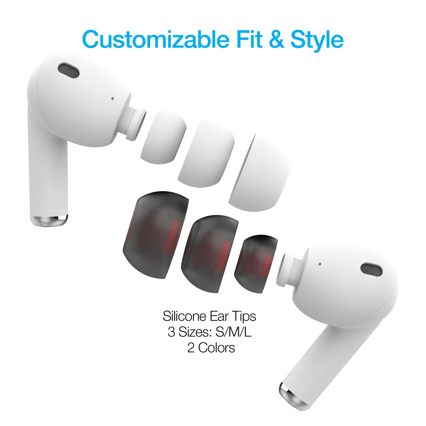 True Wireless Earbuds with Charging Case - Xpods PRO