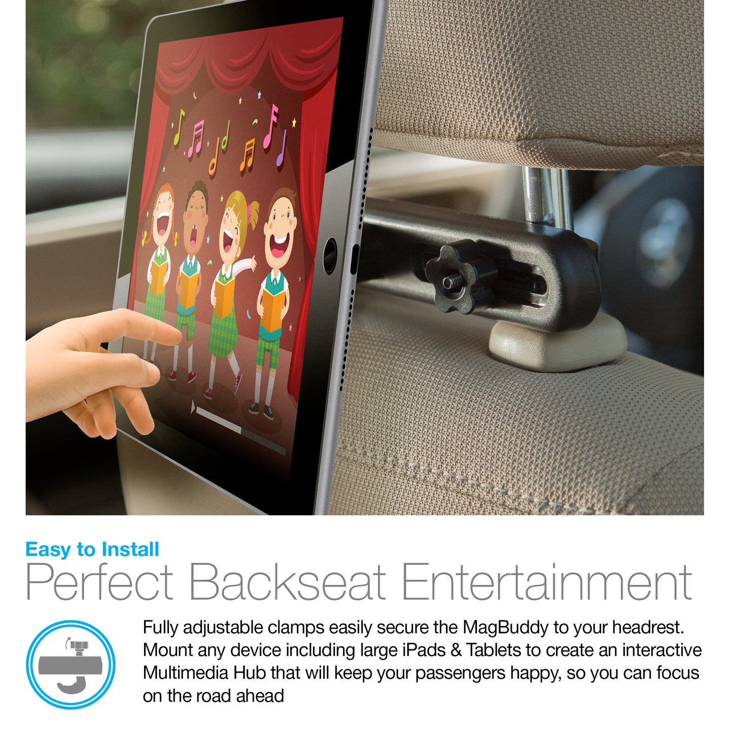 MagBuddy Headrest Mount