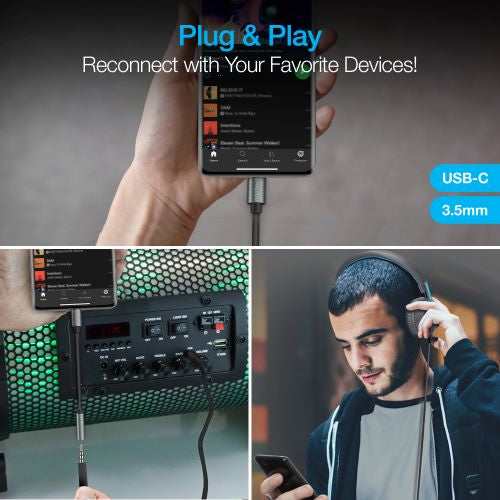 USB-C to 3.5mm Audio Adapter
