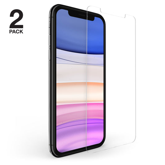 HyperGear HD Tempered Glass Screen Protector for iPhone 11 - 2 Pack