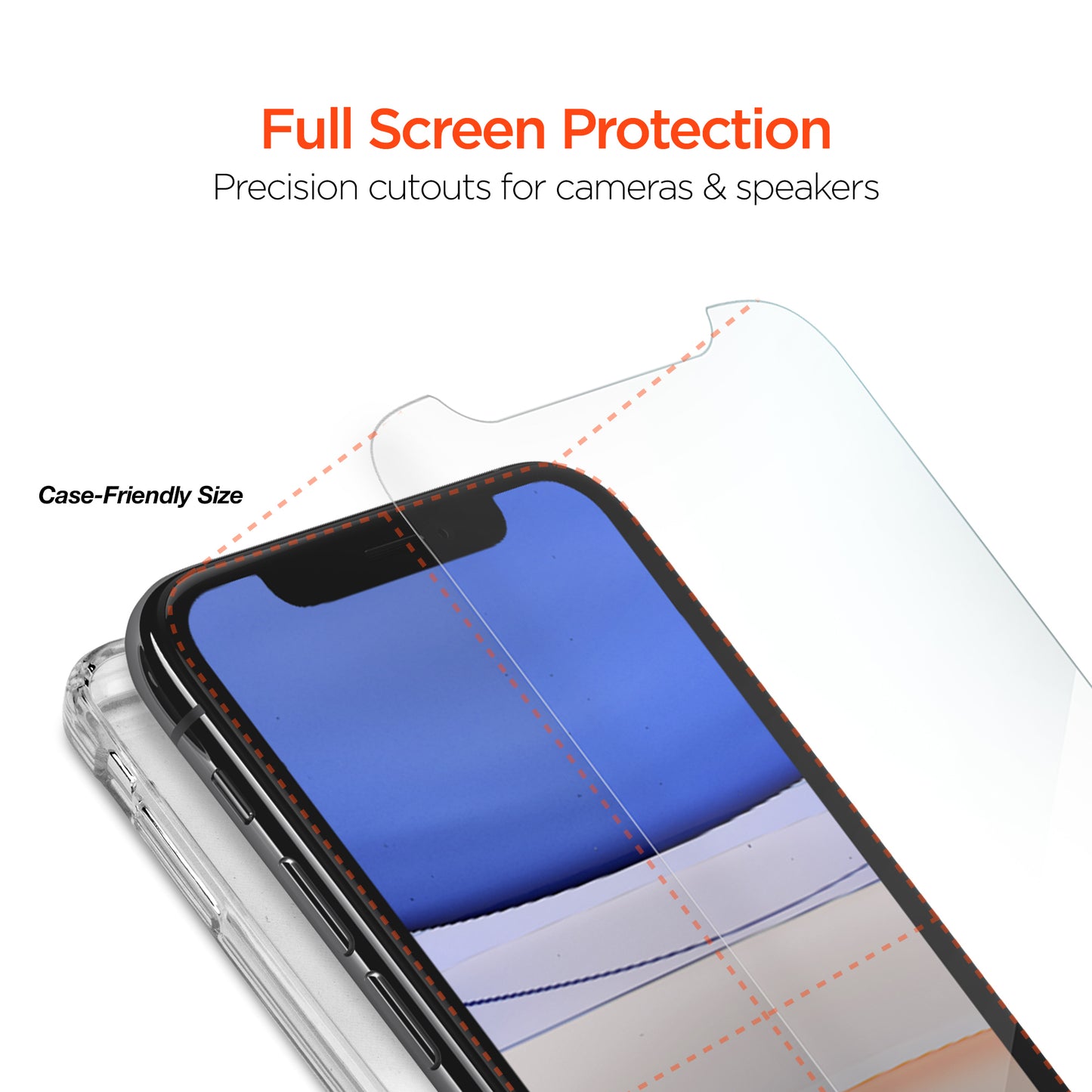 HyperGear HD Tempered Glass Screen Protector for iPhone 11 - 2 Pack
