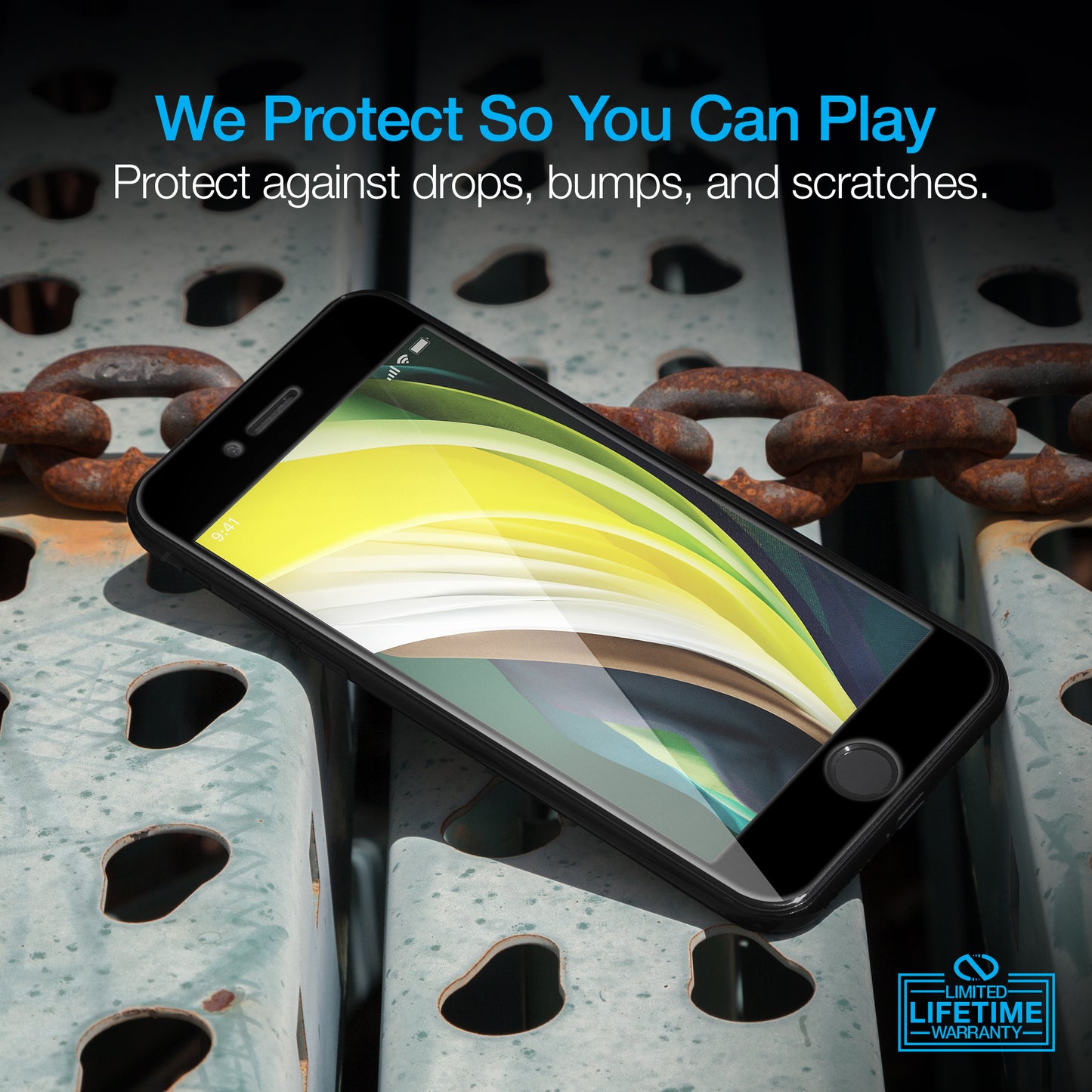 IntelliShield HD Tempered Glass with 3D Edge for new iPhone SE