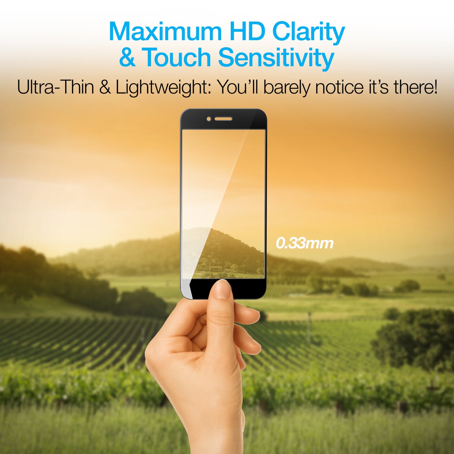 IntelliShield HD Tempered Glass with 3D Edge for new iPhone SE