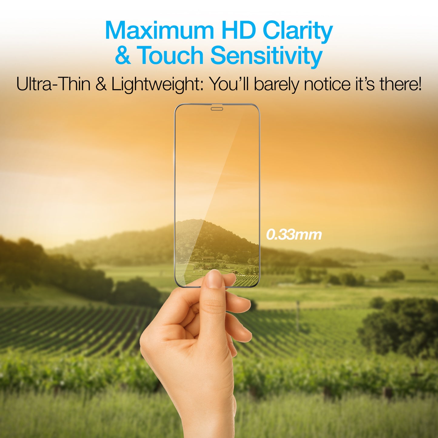 iPhone 12 MINI Tempered Glass Screen Protector