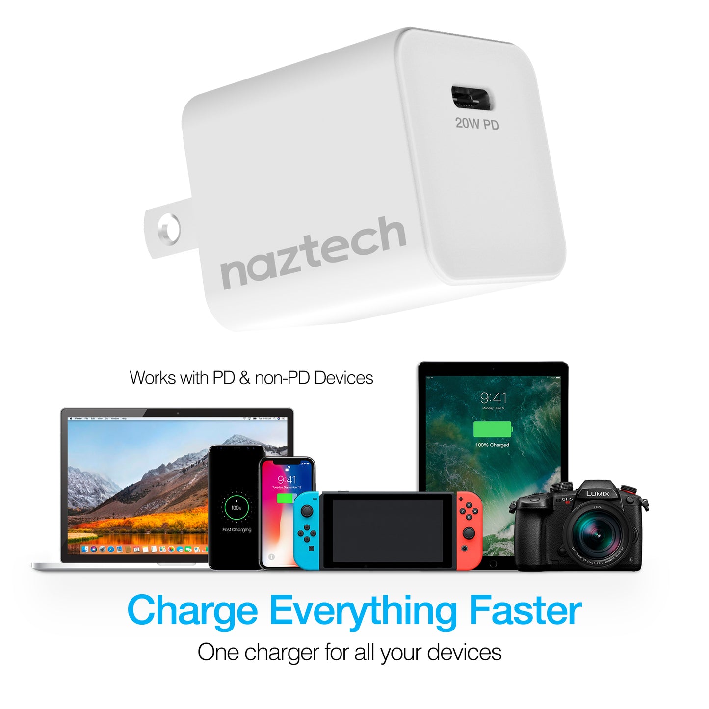 20W USB-C PD mini Fast Wall Charger Brick