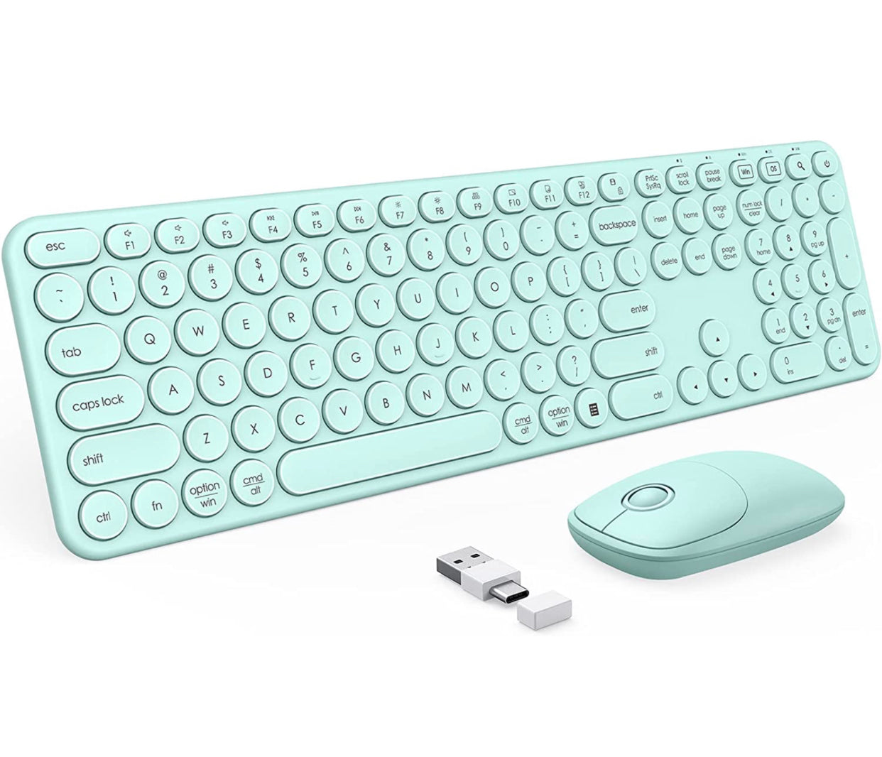 Retro Cutey wireless keyboard & mouse