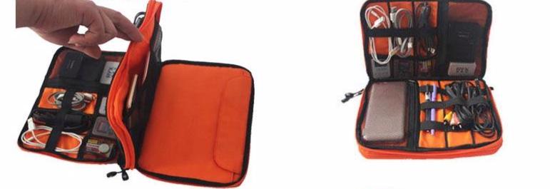 Double Layer Gadget Travel Organizer