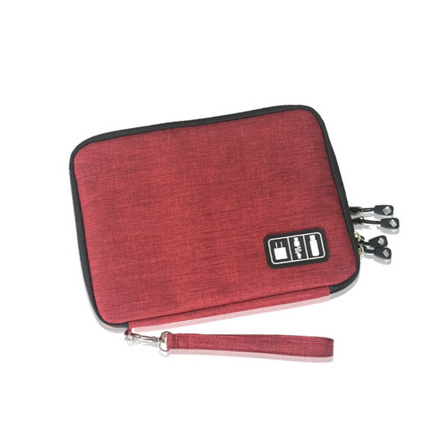 Double Layer Gadget Travel Organizer