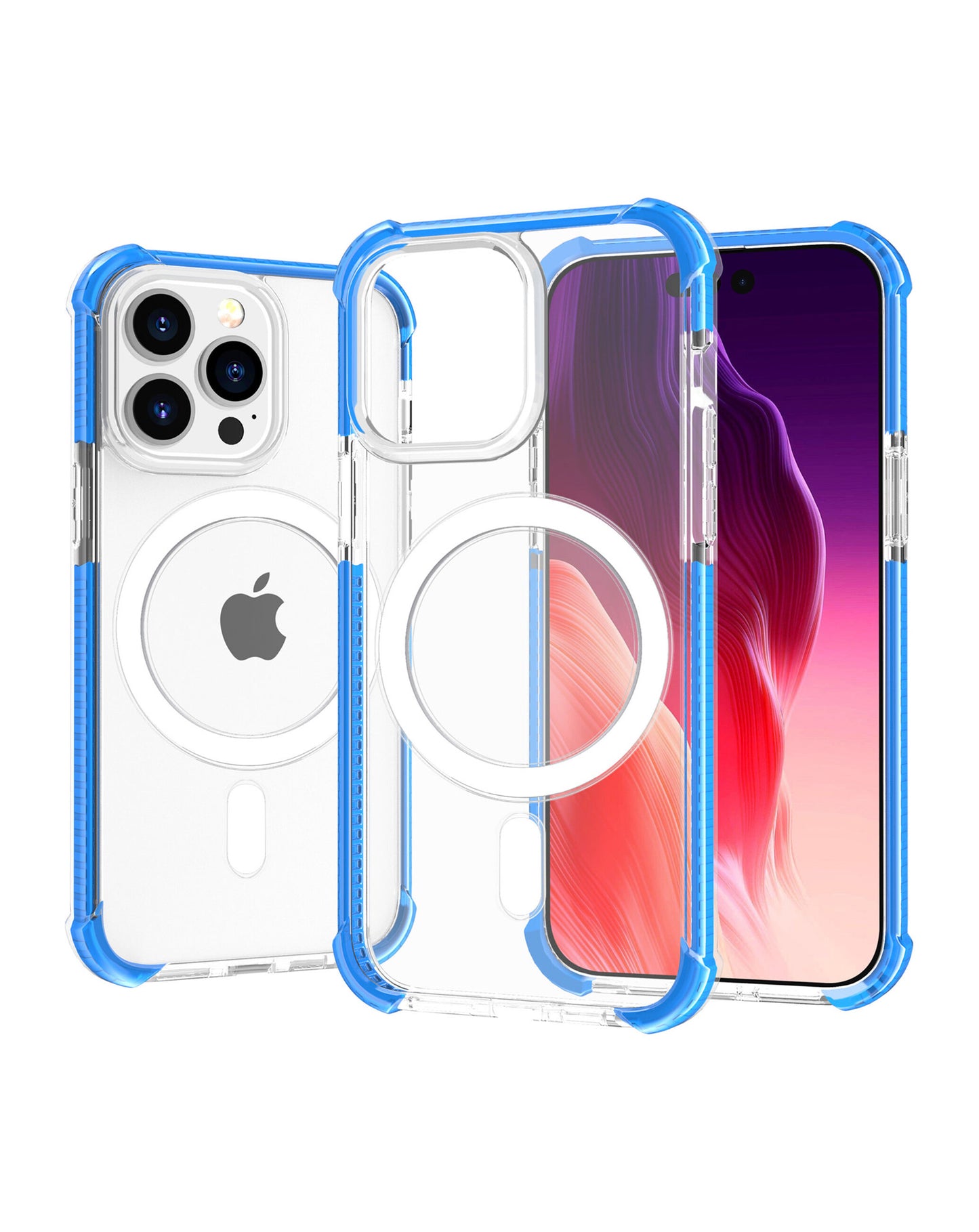 iPhone 15 Pro Dual Layer Cases w/Wireless Charging