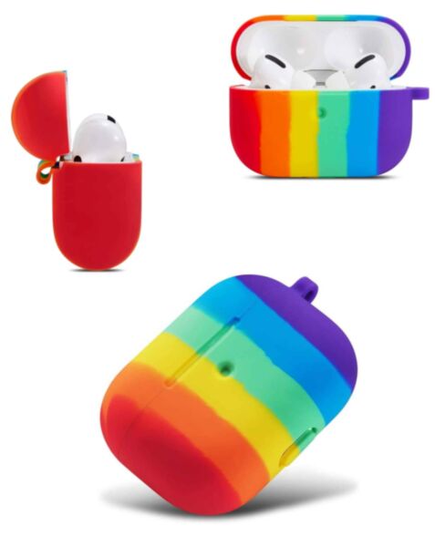 AirPods Pro Rainbow Silicone Case