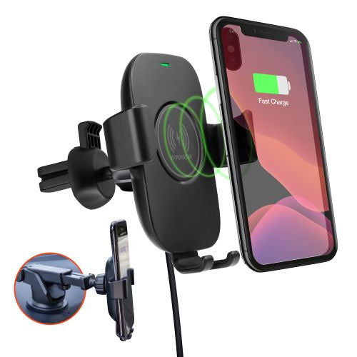 Wireless Fast Charge Kit - Vent + Dash/Windshield Mounts