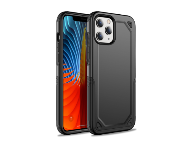 iPhone 12 / 12Pro Armor 2 layer Case BLACK