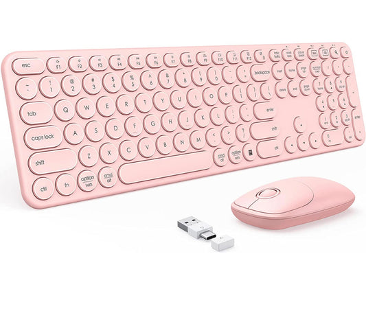 Retro Cutey wireless keyboard & mouse